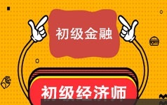 初级经济师考证初级金融知识精讲视频课程(22讲 含资料)