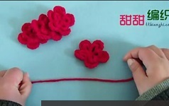 手工编织钩针各种花朵勾法视频教