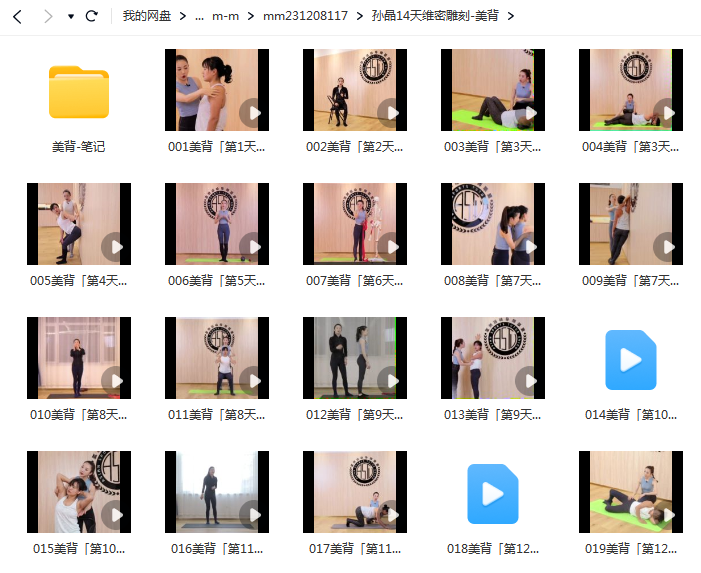 孙晶维密体雕14天雕塑美背训练营