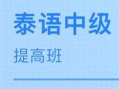 泰语中级教程-流利标准泰语修炼视频教程