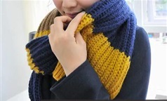 围巾棒针钩针编织精品款式视频教