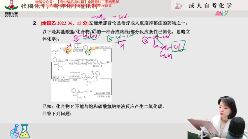 2024张梅高三化学二轮复习：电化学
