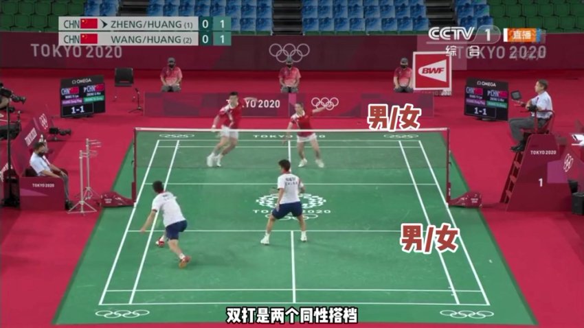 迪迪王羽毛球双打混双12合1实战