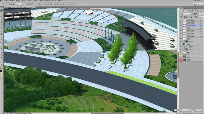 Photoshop景观效果图制作：从入门到精通