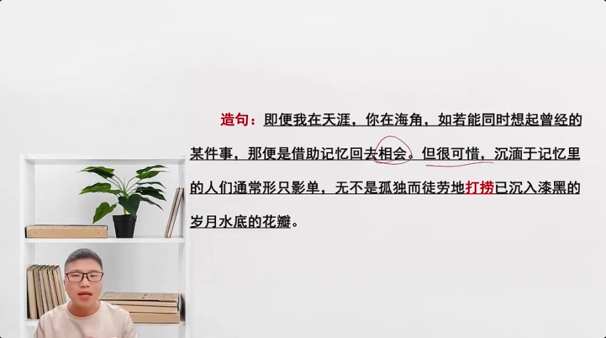 梓墨语文第四季：3000字词精讲+写