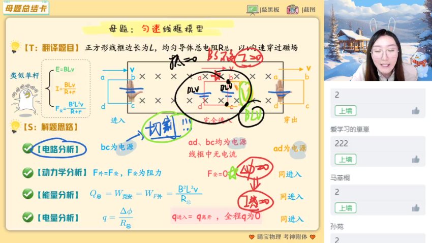 2024高二物理提升班：电磁感应/机